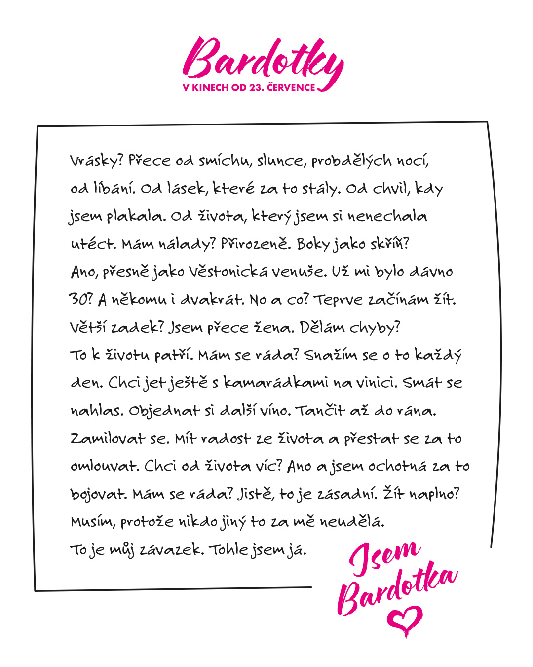Manifest Jsem Bardotka
